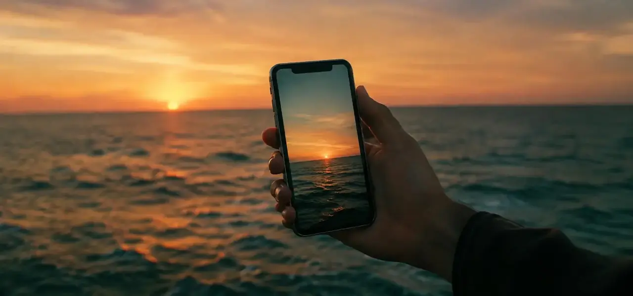 下载APP 页头手机与海景背景